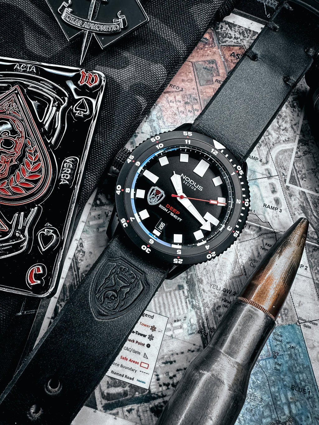 ZHxAWWC “Stealth Noir” Strap 20mm