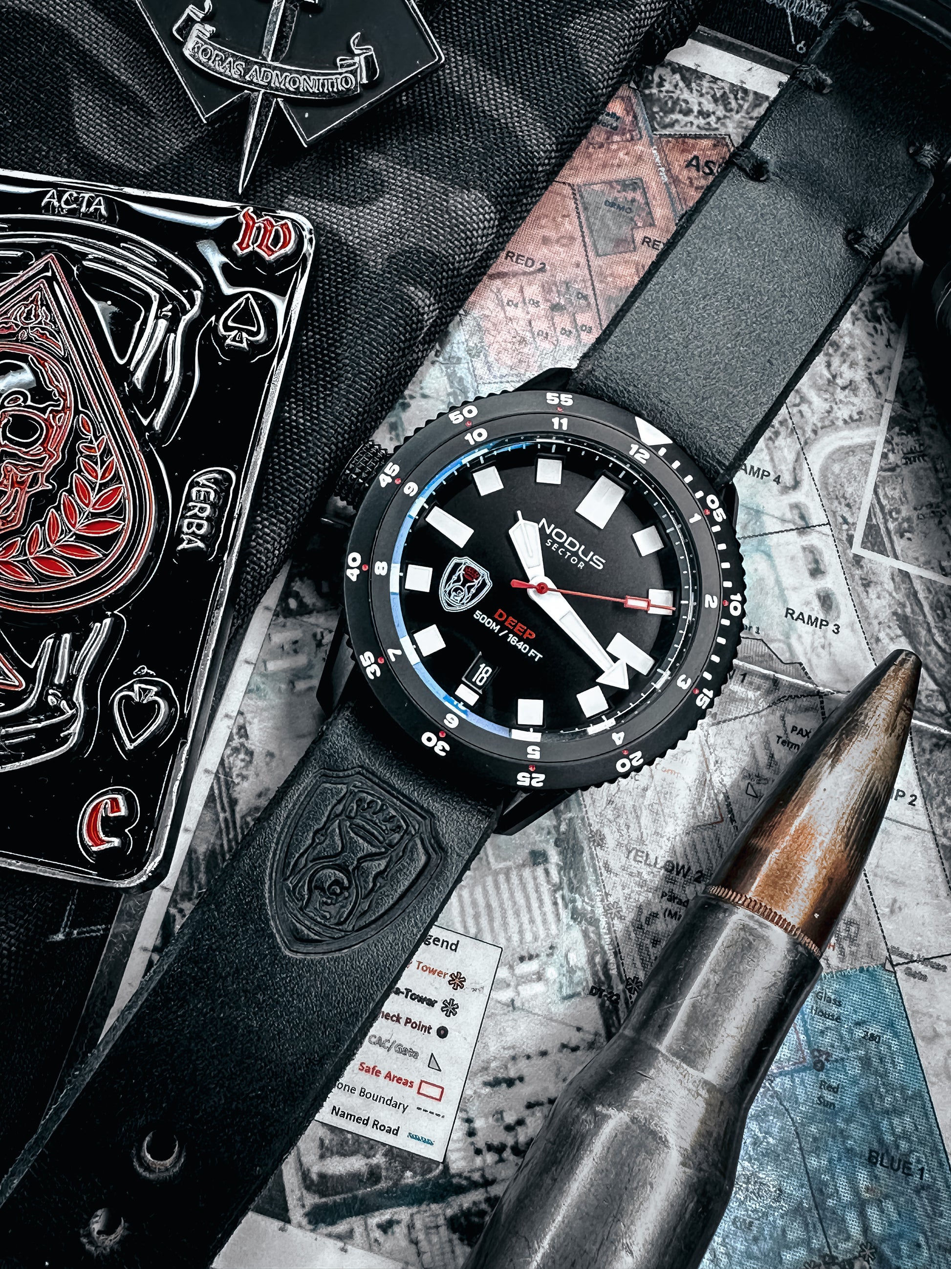 ZHxAWWC “Stealth Noir” Strap 20mm