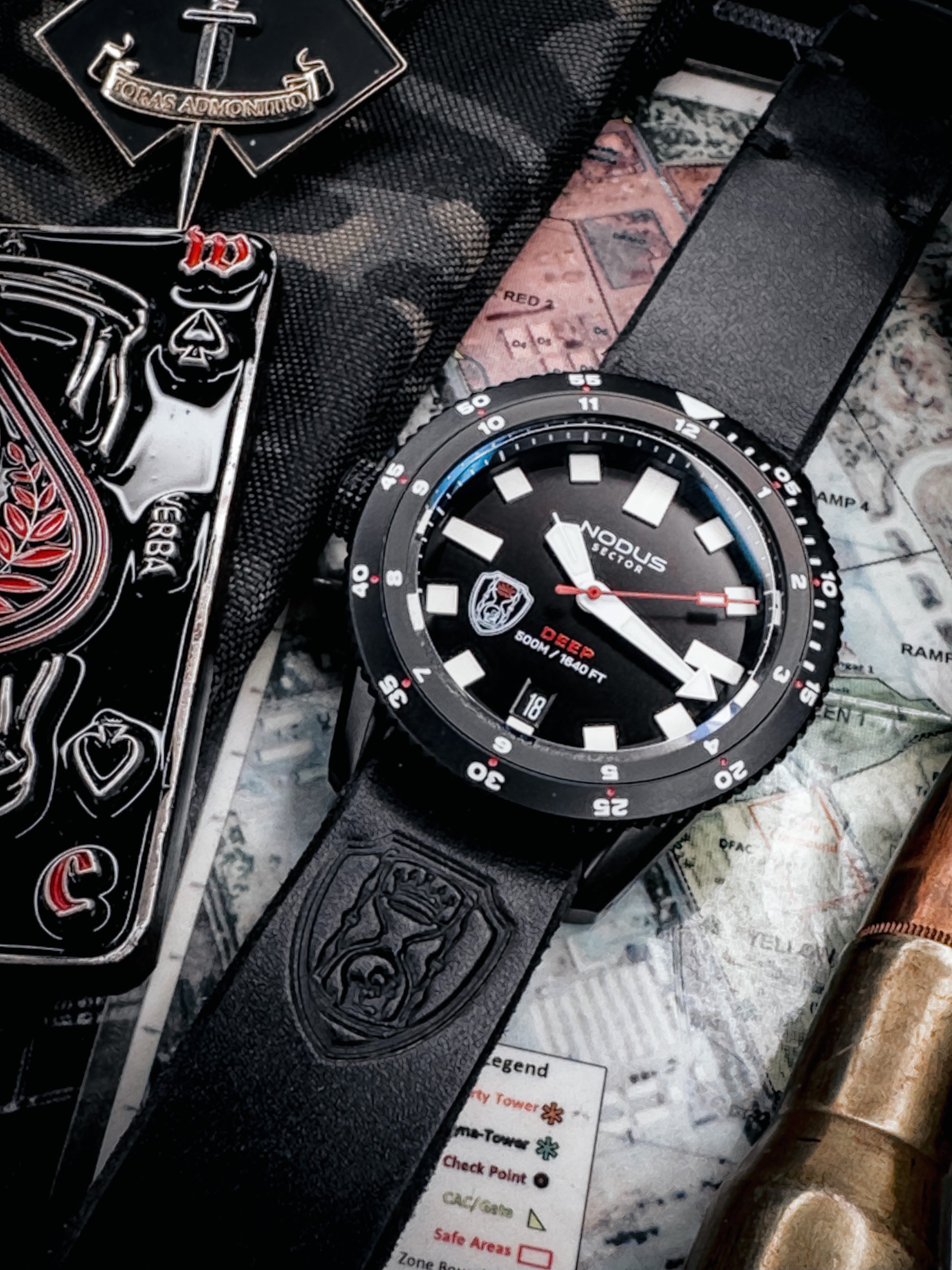 ZHxAWWC “Stealth Noir” Strap 20mm