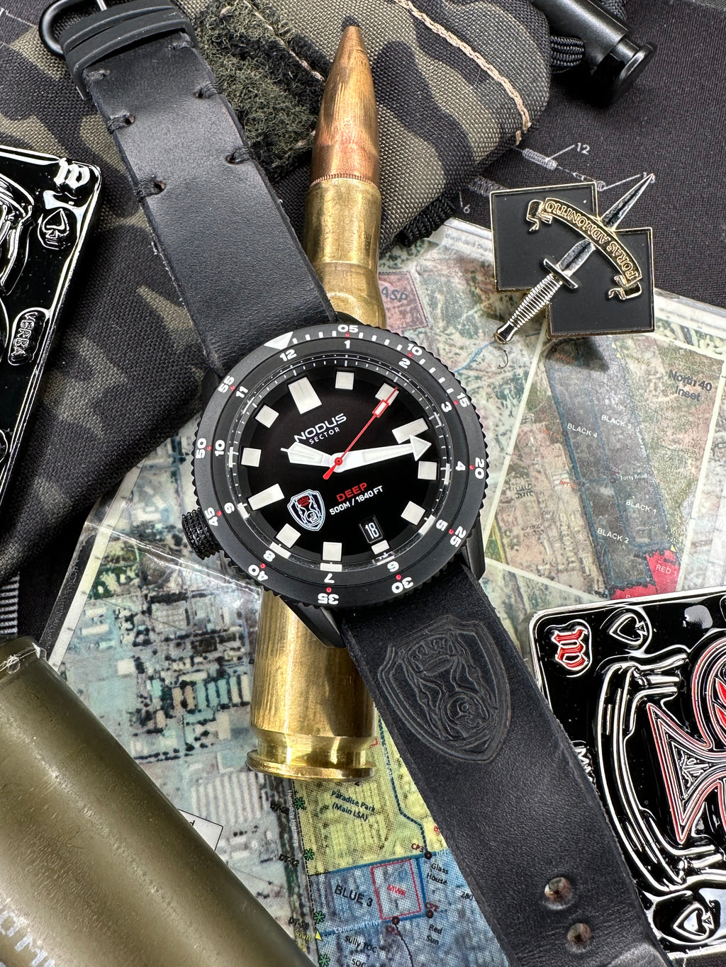 ZHxAWWC “Stealth Noir” Strap 20mm