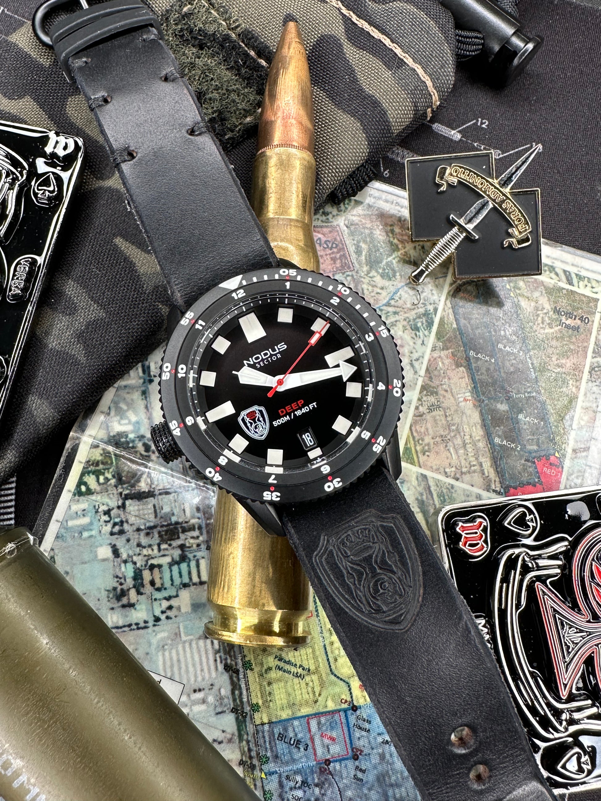 ZHxAWWC “Stealth Noir” Strap 20mm