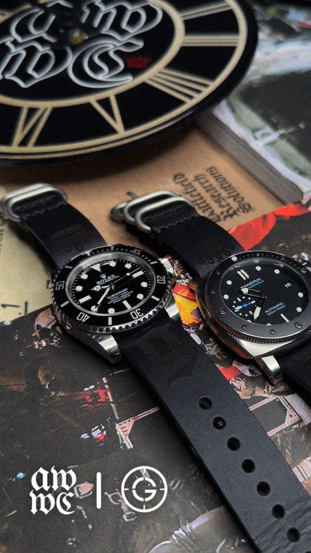 GBRS GROUP X ANTI WATCH WATCH CLUB (AWWC) LEATHER STRAP