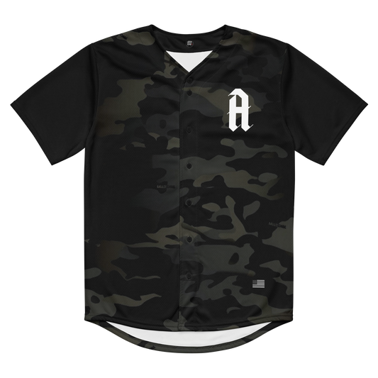 Multicam Black Baseball Jersey