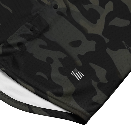 Multicam Black Baseball Jersey