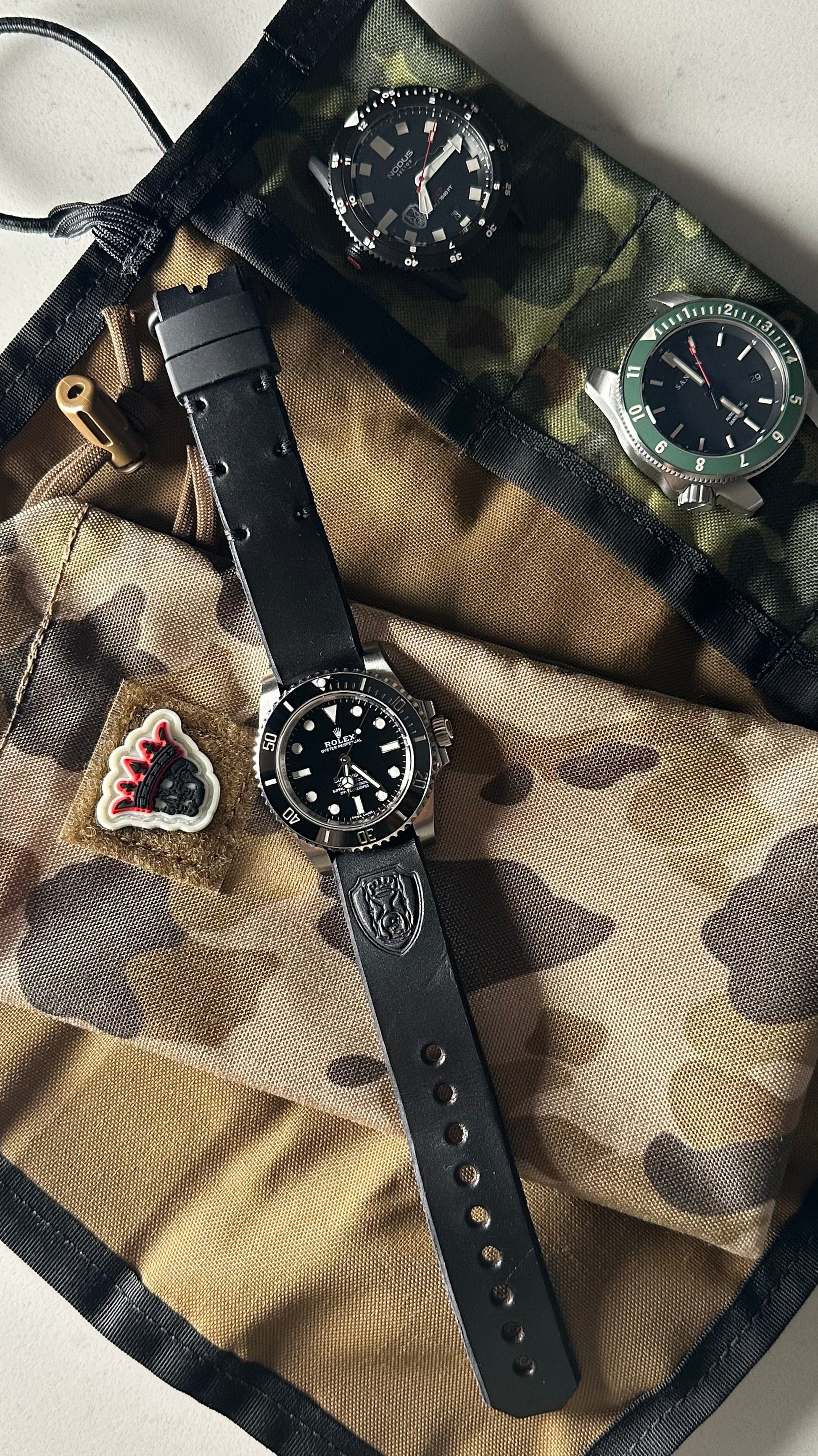 ZHxAWWC “Stealth Noir” Strap 20mm