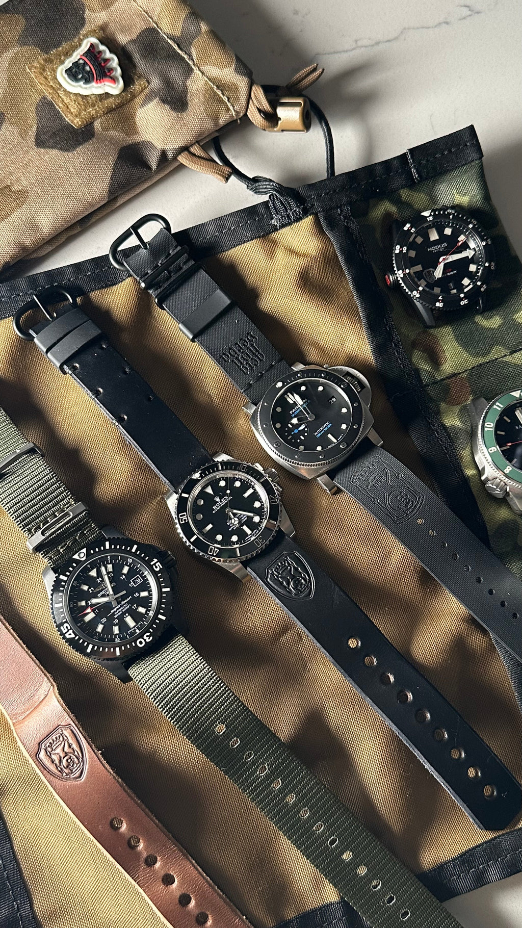 ZHxAWWC “Stealth Noir” Strap 20mm