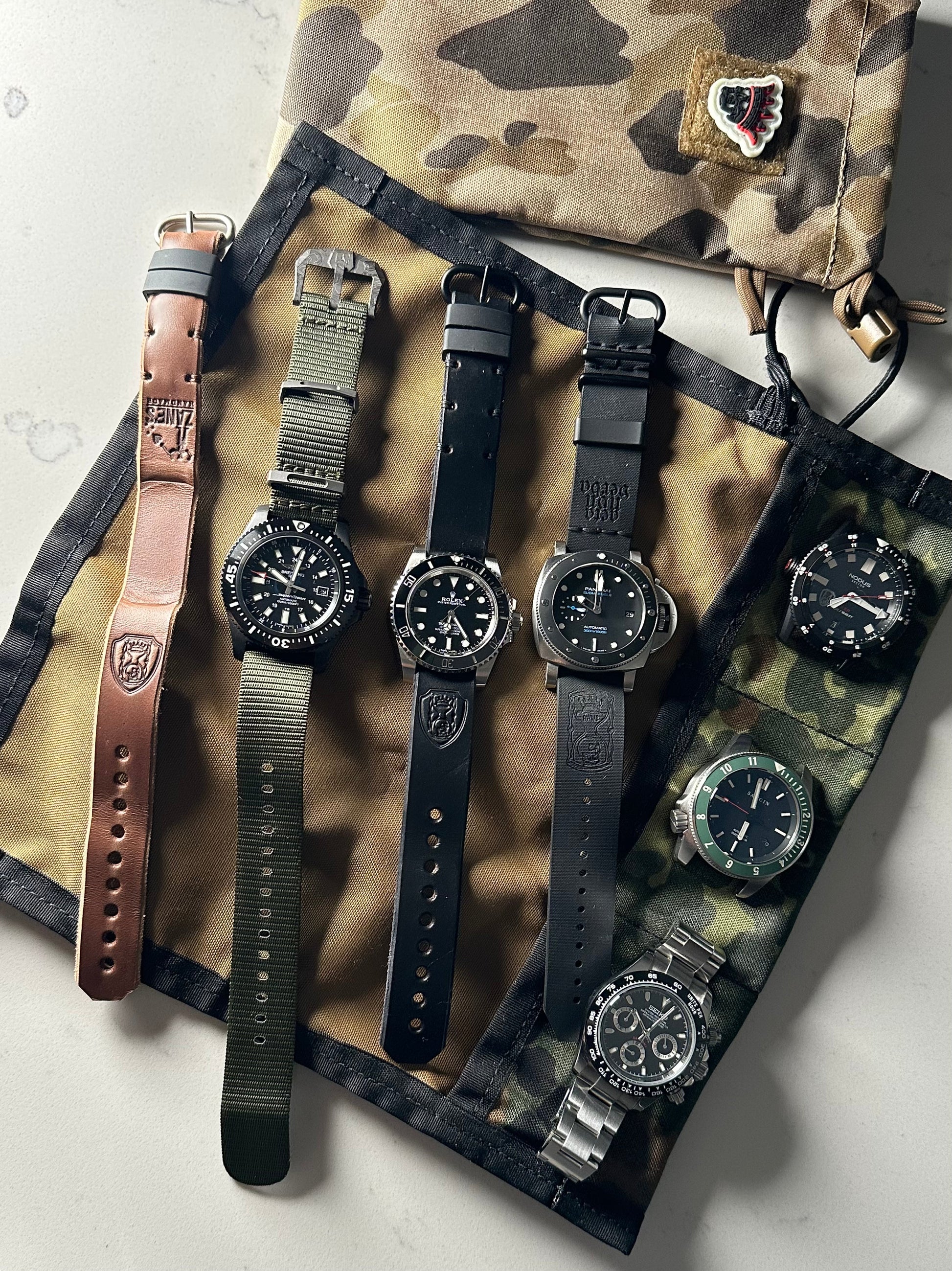 ZHxAWWC “Stealth Noir” Strap 20mm