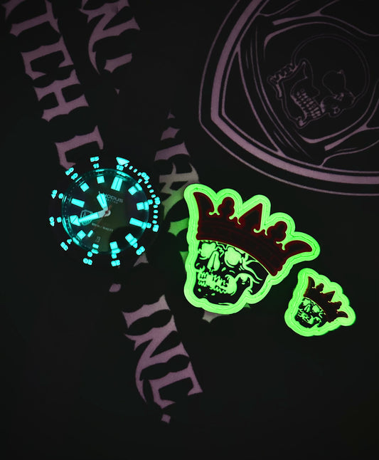 GITD King Krono Patch Set