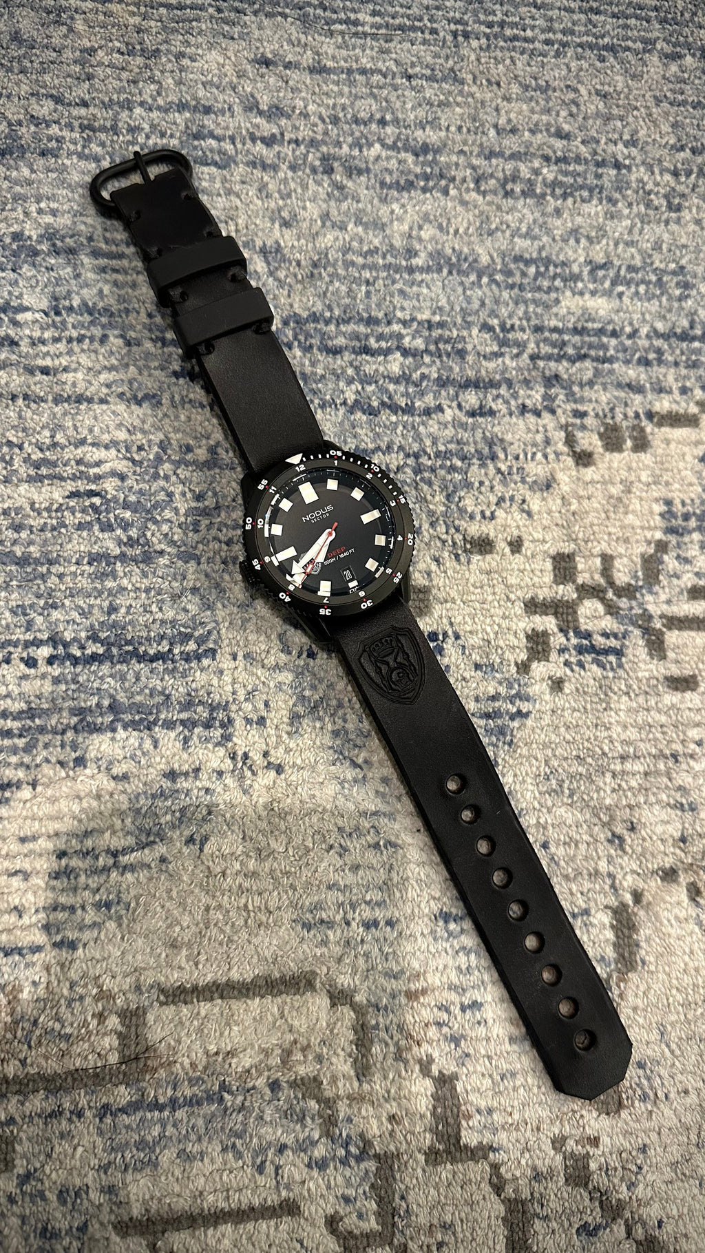 ZHxAWWC “Stealth Noir” Strap 20mm