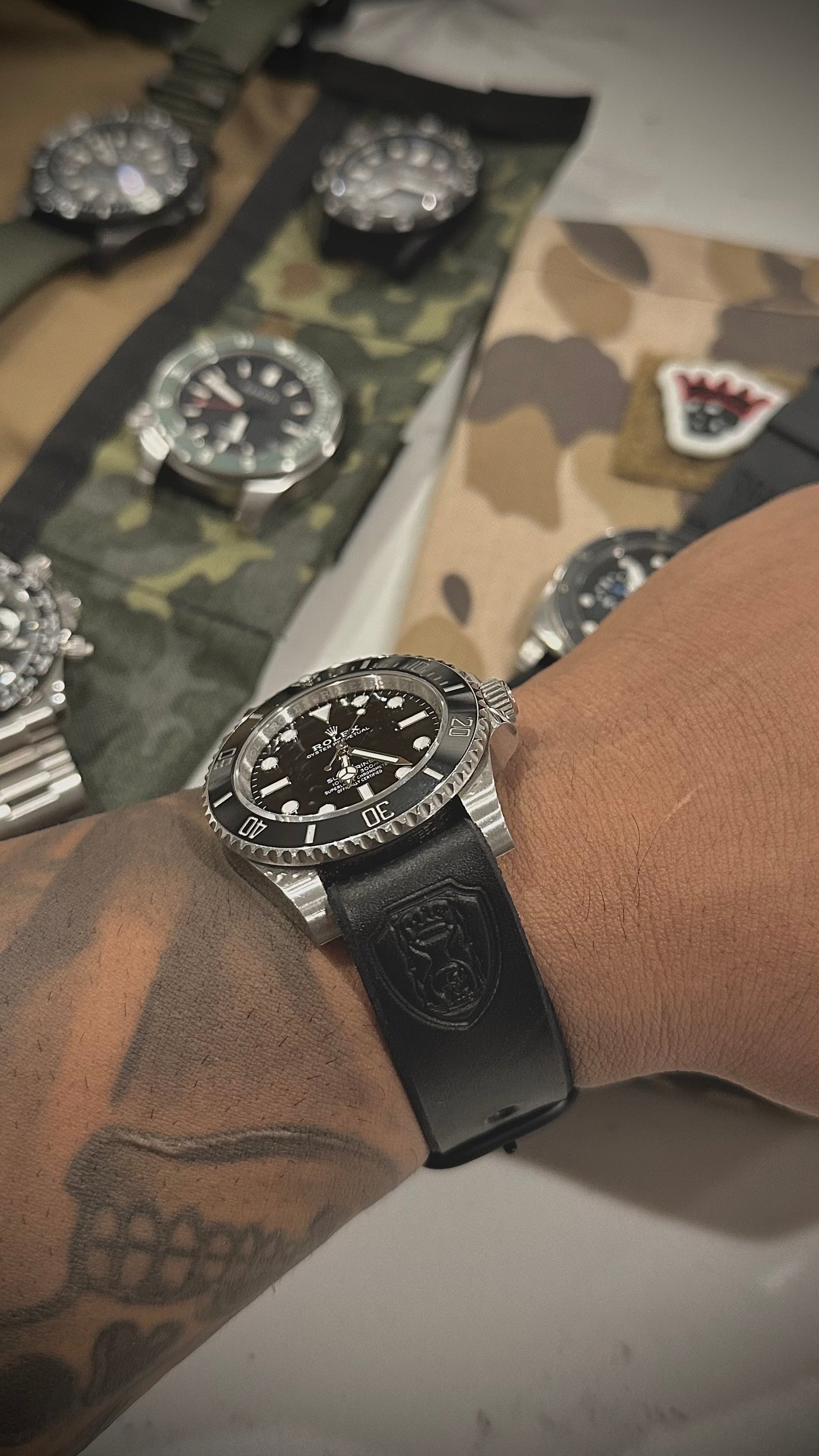 ZHxAWWC “Stealth Noir” Strap 20mm