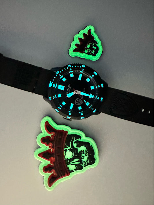 GITD King Krono Patch Set